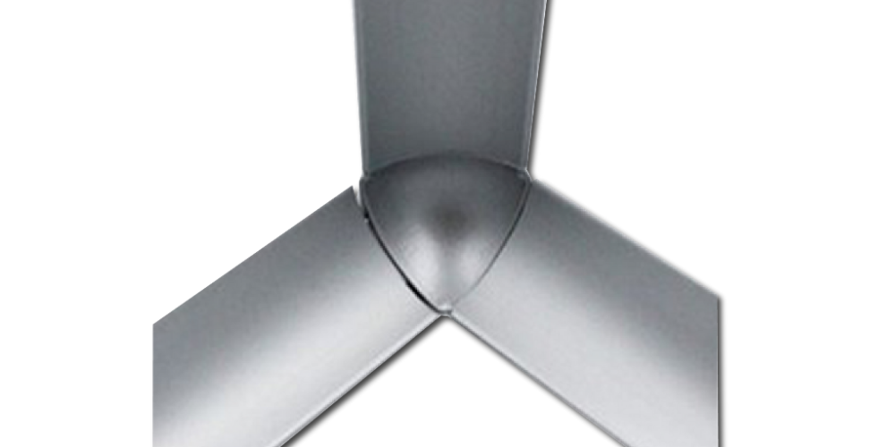 Aluminium Coving with Aluminium Backing